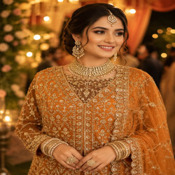 Premium Indo-Western Farsi Lehenga Choli Set